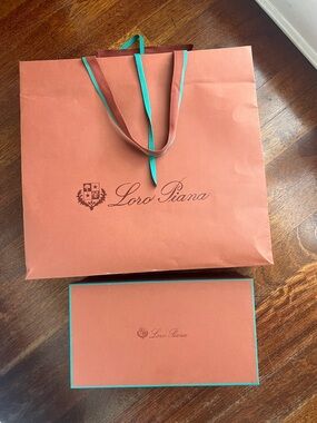 Loro Piana Large Shopping Bag + Shoe Box Set
